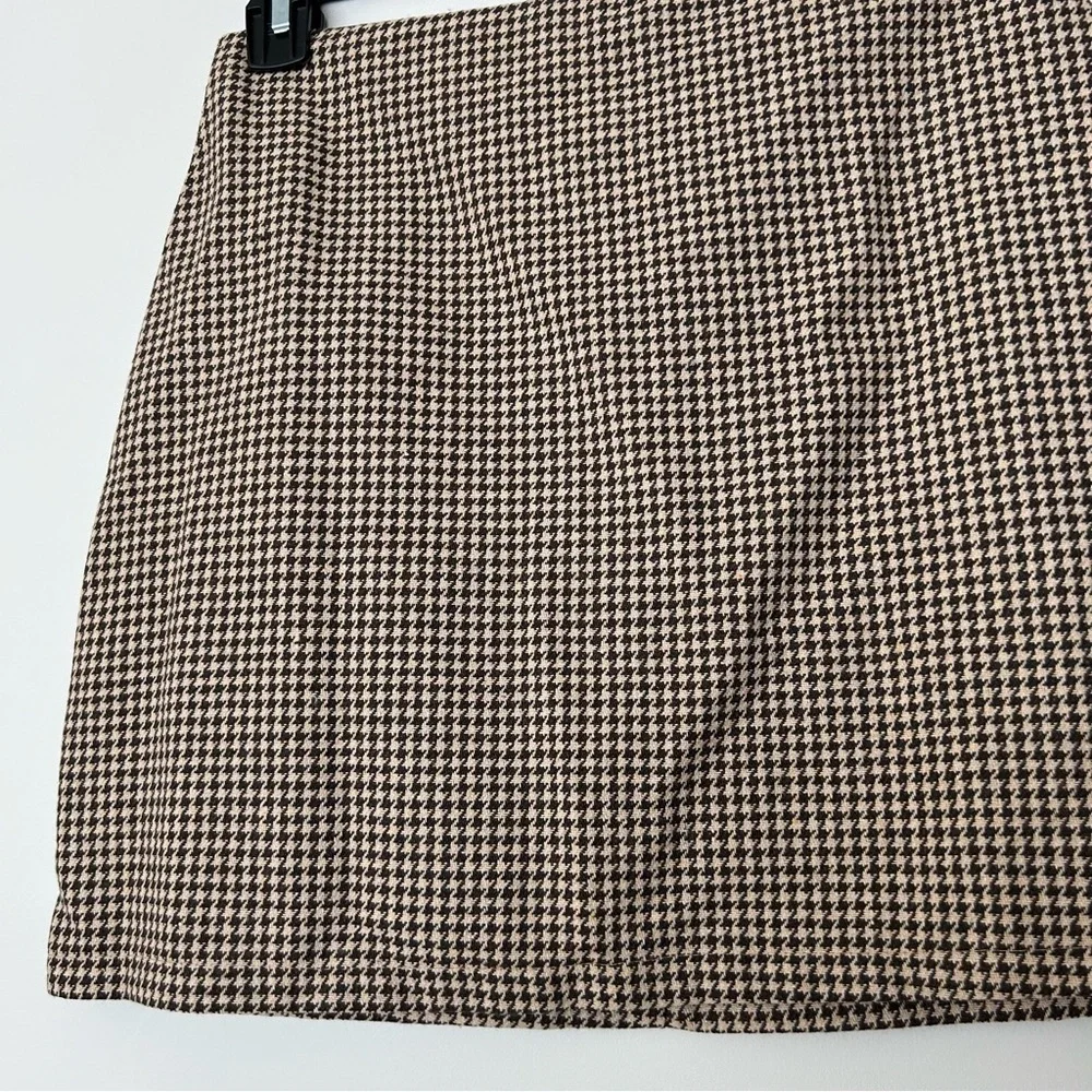 Shein Houndstooth Mini Skirt